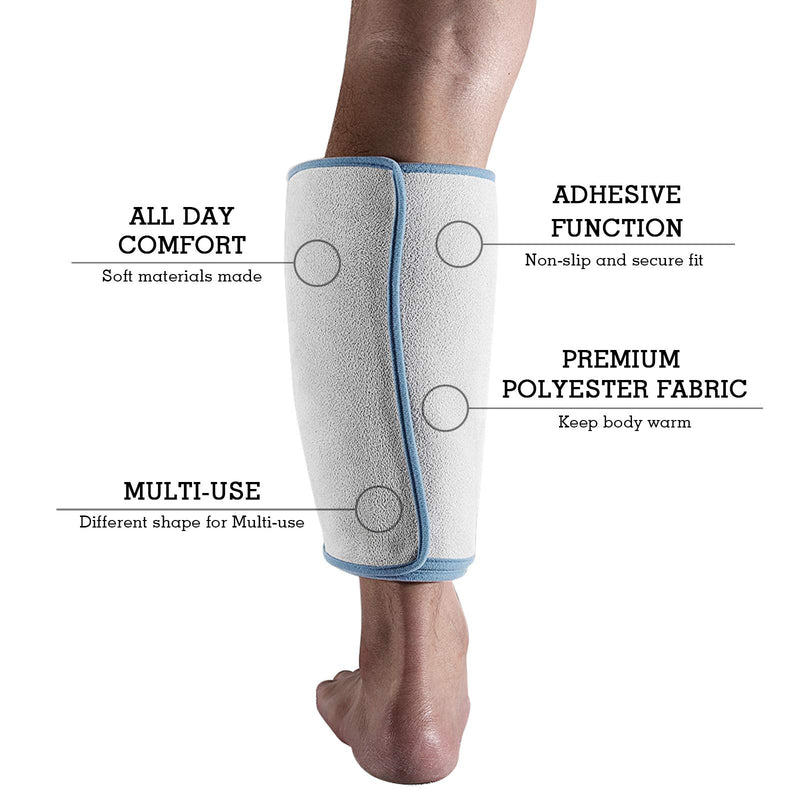 Remedic Reusable Self-Adhesive Wrap (55" x 10") – Wide Fabric Holder for Hot or Cold Packs – Secure Fit for Abdomen, Back, Stomach, Menstrual Comfort – Washable, Cuttable, Easy to Use for Seniors Too