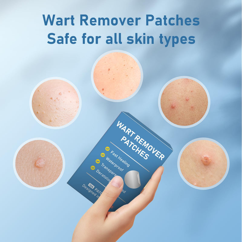 [Australia] - Wart Remover Patches, Quick and Effective Hydrocolloid Waterproof Skin Care Stickers for All Kinds of Skin -FM 144 patch 