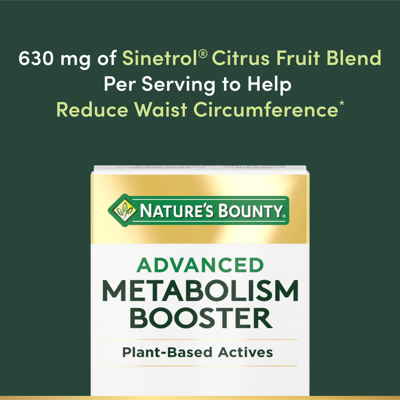 [Australia] - Nature's Bounty Advanced Metabolism Booster, Helps Support Healthy Metabolism & Fat Loss, 60 Capsules 60 Count (Pack of 1) 