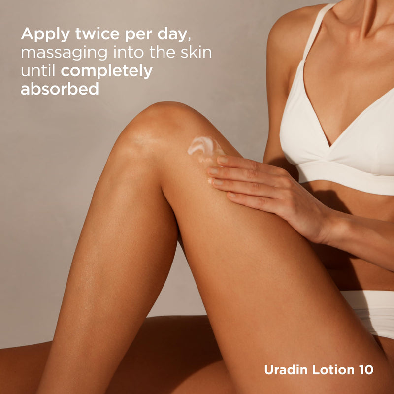 ISDIN Body Lotion Uradin 10, 24-Hour Intense Hydration, Non-Greasy, Fast-Absorbing Moisturizer for Dry or Very Dry Skin, Helps Relieve Itching Due to Dryness, 13.5 Fl. Oz. 13.5 Fl Oz (Pack of 1)