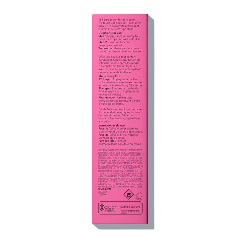 Revlon ColorStay Overtime Lipcolor, 080 Keep Blushing, 0.07 fl oz | Dual-ended liquid lipstick with clear lip gloss. Moisturizing ingredients. Won't smudge, bleed or feather. 0.07 Fl Oz (Pack of 1)