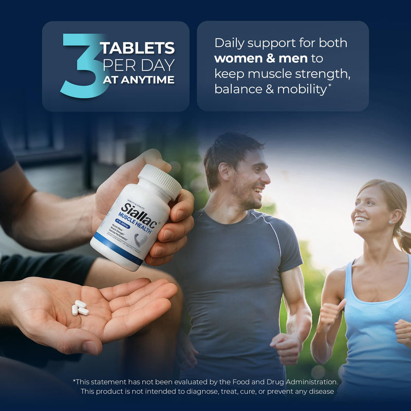 [Australia] - Muscle Health - Made in USA - Enhance Muscle Mass & Strength, Fast Workout Recovery, Reduce Fatigue & Boost Exercise Performance, 6-Sialyllactose (6-SL), 900mg, 90 Tablets 