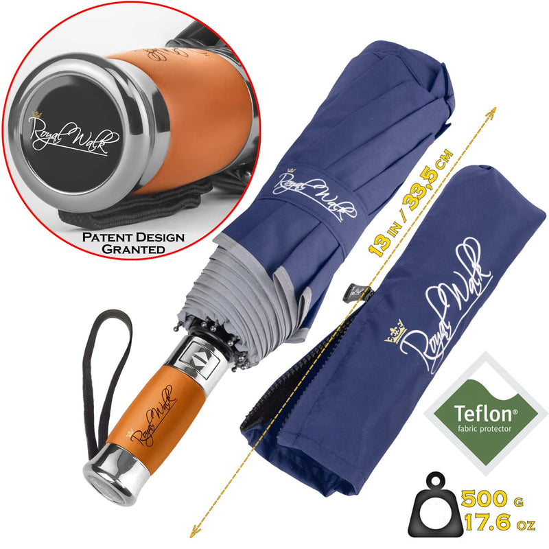 Royal Walk Large Umbrella + Vented Windproof Folding Umbrella