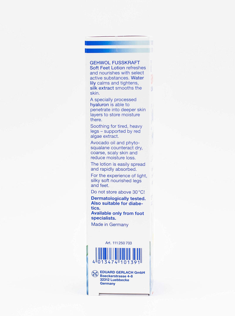 GEHWOL Soft Feet Lotion, Water Lily, 4.4 Ounce (Pack of 1)