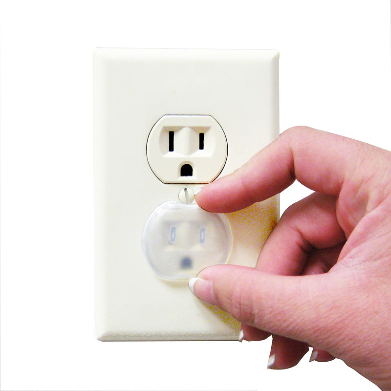 Dreambaby Electric Outlet Socket Plug Covers - Baby Home Safety Plugs Protector Guard - 12 Count - White - Model ‎L1021 12 Count (Pack of 1)