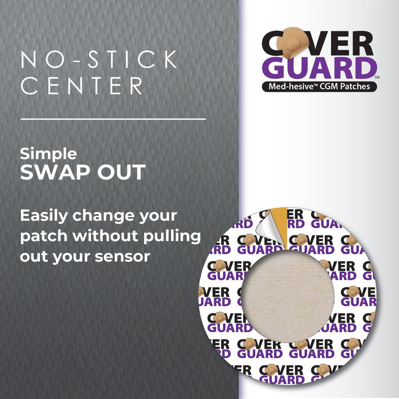 [Australia] - CGM Overpatch | Freestyle Libre 3 | Tan Full Coverage Design| 25-Count | Waterproof Adhesive | Anti-Fray | Easy Application & Removal | Made in USA | Sensor Protection 
