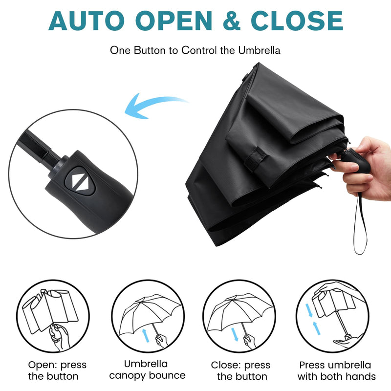 G4Free Ultralight UPF 50+ UV Protection Compact Umbrella and Mini UPF 50+ Ultralight Slim UV Protection Umbrella