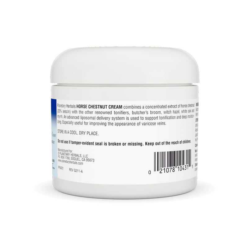 Planetary Herbals Horse Chestnut Cream Tonifier - 4oz 4 Ounce (Pack of 1) - PawsPlanet Australia
