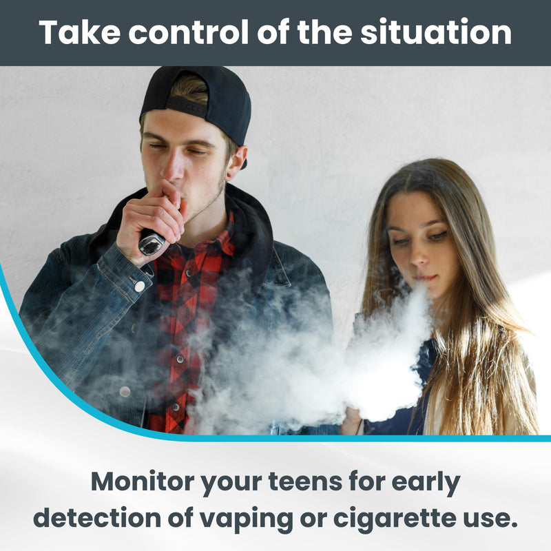 Exploro Nicotine Testing Kit at Home, Cotinine Urine Test, Highly Sensitive Nicotine Test Strips for Urine, Nicotine Test, Accurate Nicotene Test & Vape Test for Cut-Off Level 200 ng/ml (Pack of 25) 25 Count (Pack of 1)