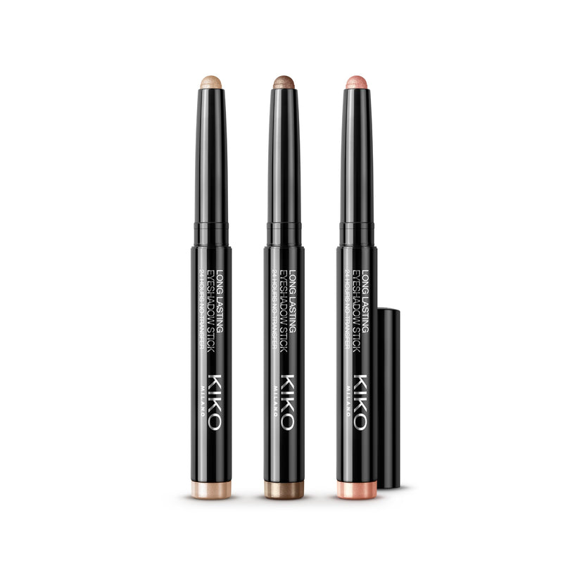 [Australia] - KIKO Milano Long Lasting Colour Eye Set 01 | 3 Eyeshadow Sticks With 24-Hour Hold 