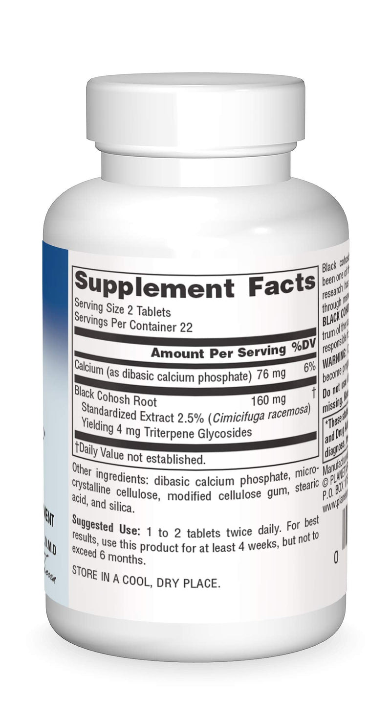 [Australia] - Planetary Herbals Standardized Black Cohosh Extract 2.5 Tablets, 45 Count 