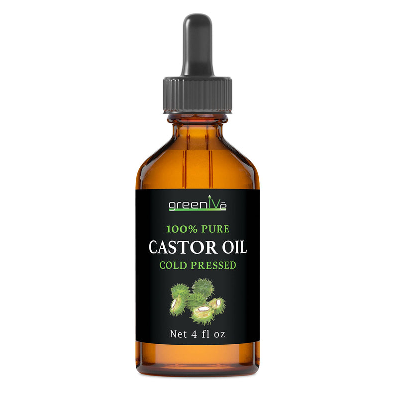 [Australia] - GreenIVe - 100% Pure Castor Oil - Cold Pressed - Hexane Free - Exclusively on Amazon … (4 Ounce) 