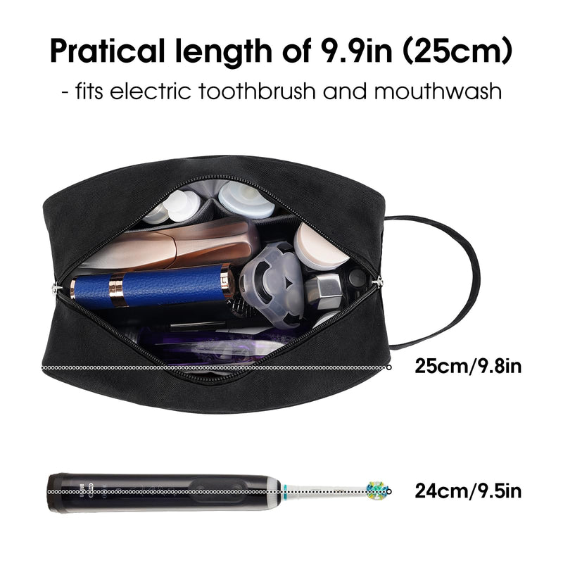 Narwey Foldable Travel Duffel Bag with Travel Toiletry Organizer Traveling Dopp Kit Shaving Bag