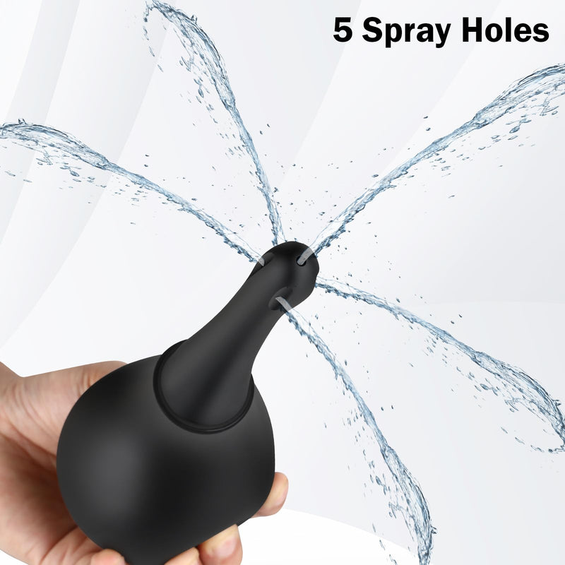 [Australia] - Enema Bulb Anti Backflow Anal Douche Kit with Lube for Men&Women 