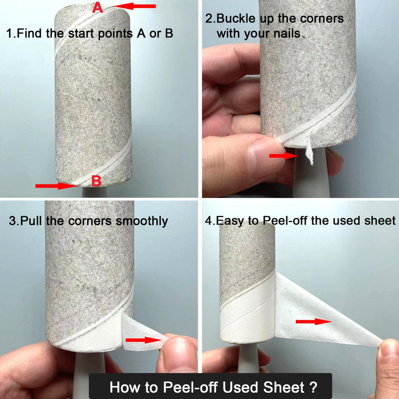 [Australia] - Lint Roller, 220 Sheets Lint Rollers for Pet Hair Extra Sticky, Lint Remover for Clothes, Couch, Carpet, Travel Lint Roller with Lint Roller Refills, Mini Stick Roller for Daily Cleaning Tool. Gary 