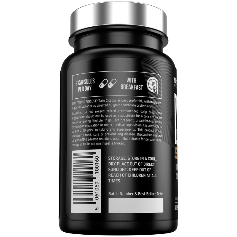 Estro Shield Estrogen Blocker for Men – Anti Estrogen & Estro Control Supplement with Nettle, Maca, Zinc & Broccoli Extract 60 Vegan Capsules