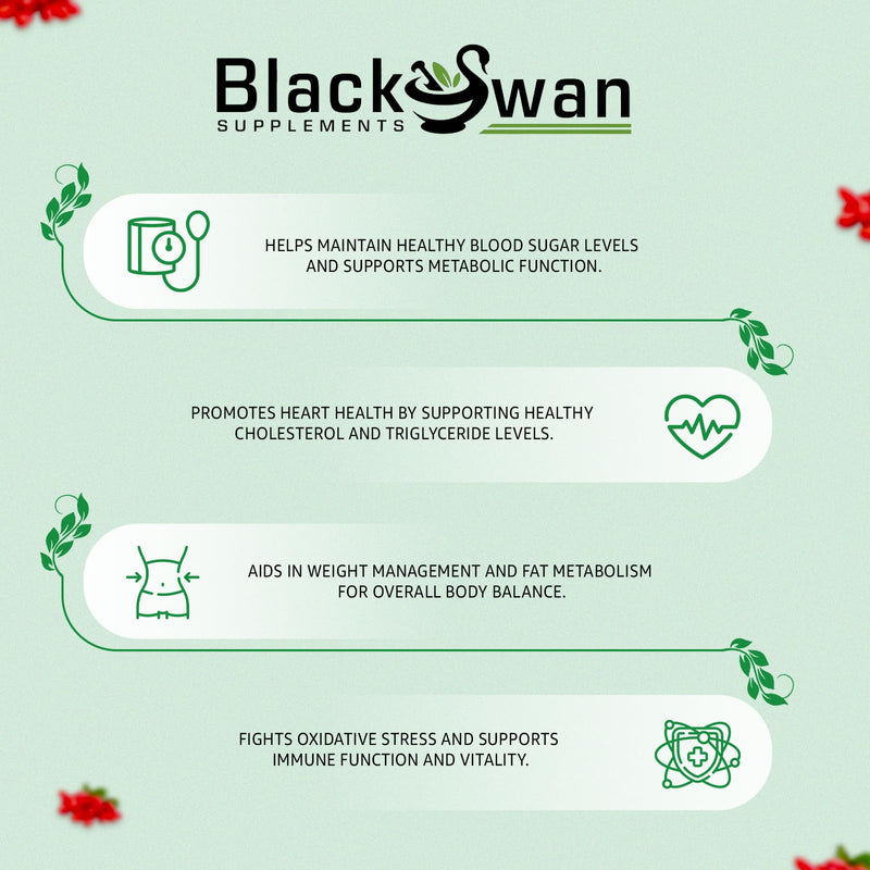 Black Swan Berberine Supplement 750mg Capsules - Pure Berberine HCL High Strength Supplement - Berberine Weight Loss Vegan Formulated Capsule Anti-oxidant and Anti-inflammatory - 60 Capsules 60 count (Pack of 1)