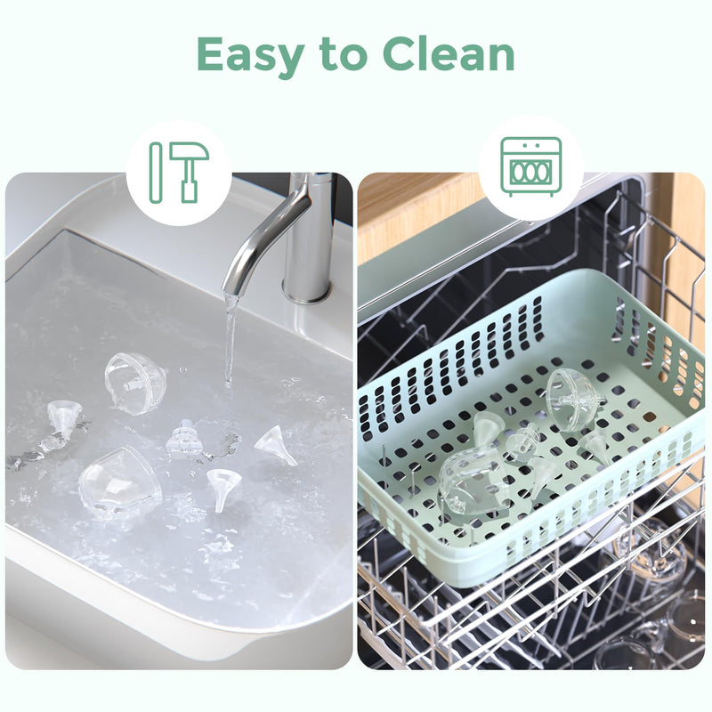 [Australia] - Momcozy Nasal Aspirator for Baby, „ÄêHospital-Grade„Äë 70 KPa Strong Suction & 9 Suction Levels Nose Sucker, Electric Nose Cleaner for Toddler & Newborn, Soothe Light & Lullabies, BPA Free Silicone Tips 