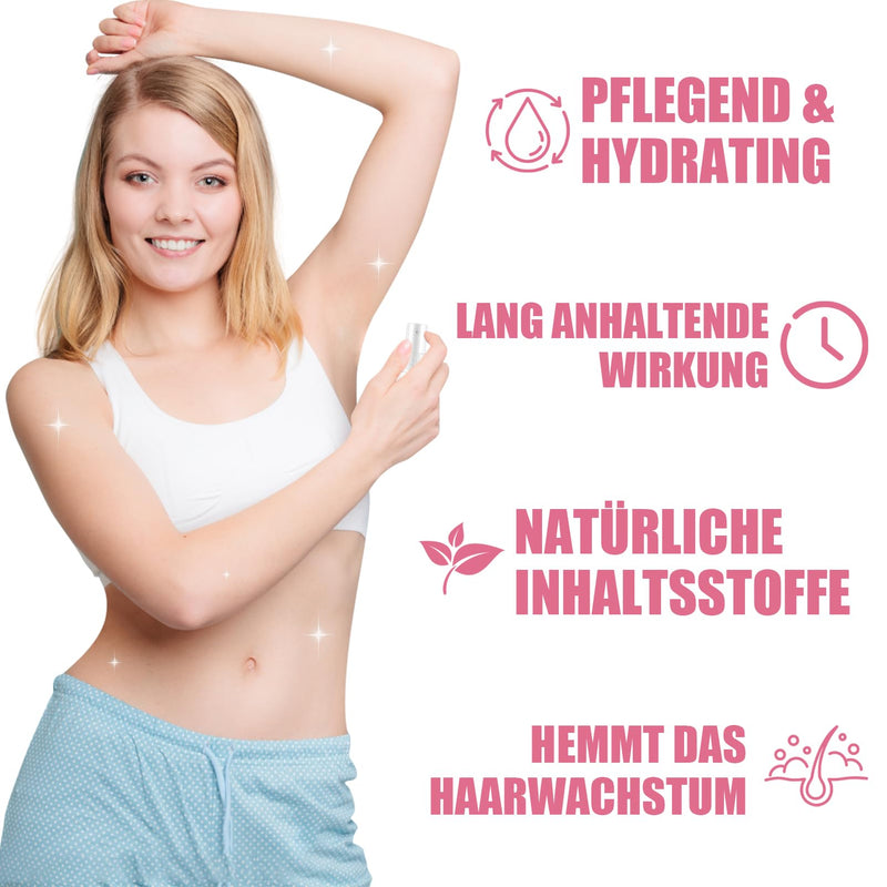 [Australia] - Hair Growth Inhibitor S-pray - Slows down hair growth - Natural Hair Removal Serum S-pray - Use on legs, bikini zone, legs, arms & face - Hair growth inhibitor for sustainably smooth skin 