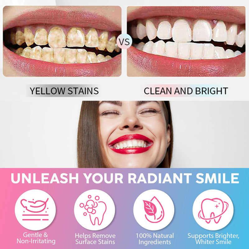 2Pack Niacinamide Whitening Toothpaste, Niacinamide Toothpaste Intensive with Natural Gentle Care, Deep Stain Removal for Yellow Teeth, Peach Flavor, Improves Gum Health, Fresh Breath