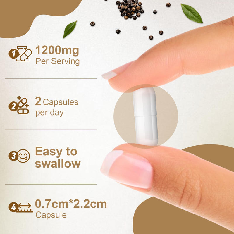 NMNH Supplement 1200mg, 6 in 1 NAD Alternative & Trans-Resveratrol Superior Antioxidant Blend with Max Absorption for NAD+ Booster & Energy Support, 120 Capsules 120 count (Pack of 1)