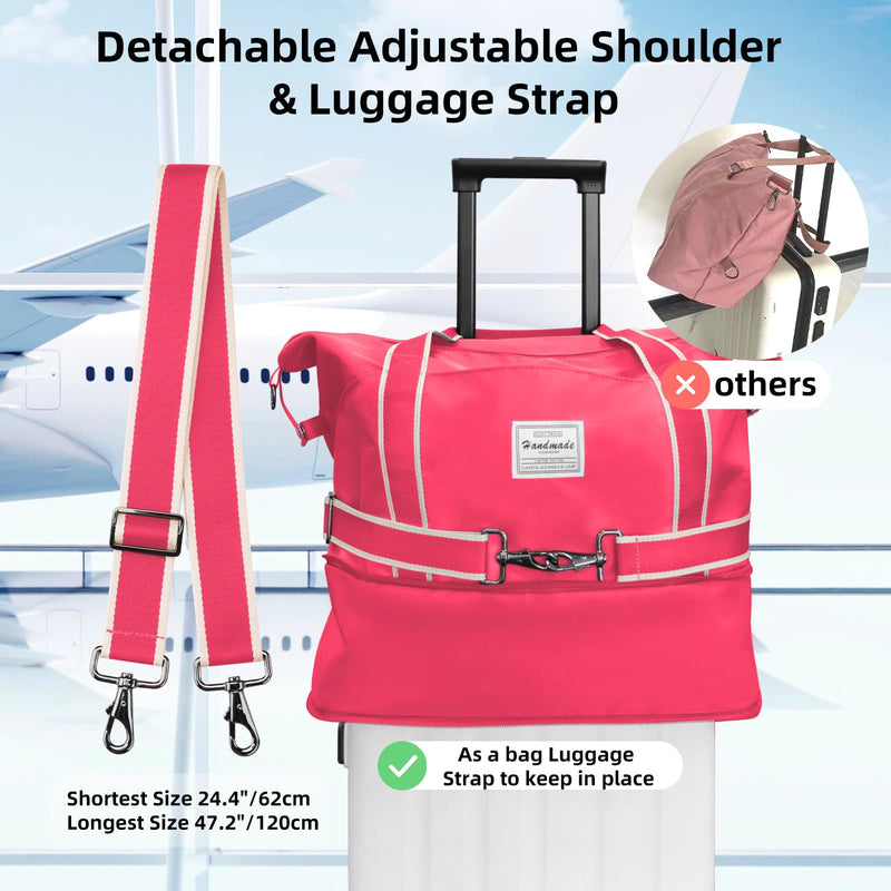 Travel Duffel Bag & Airtag Passport Holder Bundle