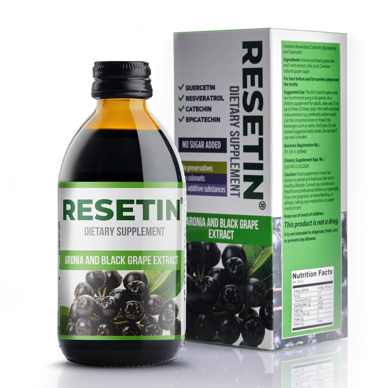 Aronia & Black Grape Skin and Seed Extract 250ml - Antioxidant Liquid Food Supplement with Resveratrol, Quercetin, Catechin & Epicatechin - No Added Sugar, Vegan-100% Natural