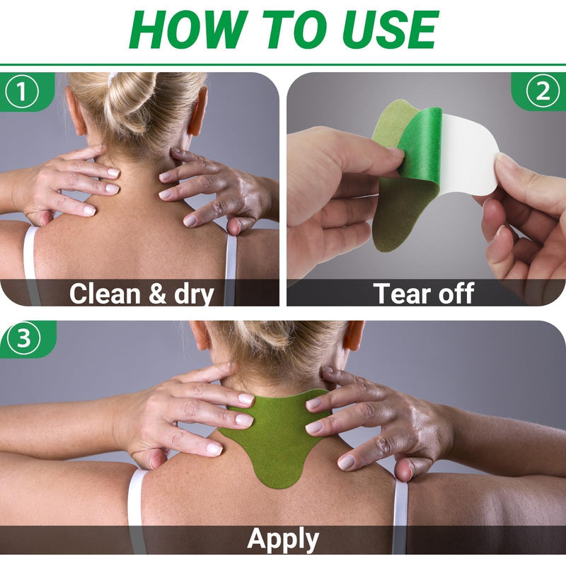 [Australia] - iShanCare Neck Pain Relief Plasters, Pack of 24 Heat Plasters Patch, 8 Hours Deep Relief for Neck, Back, Knees, Shoulder Neck 