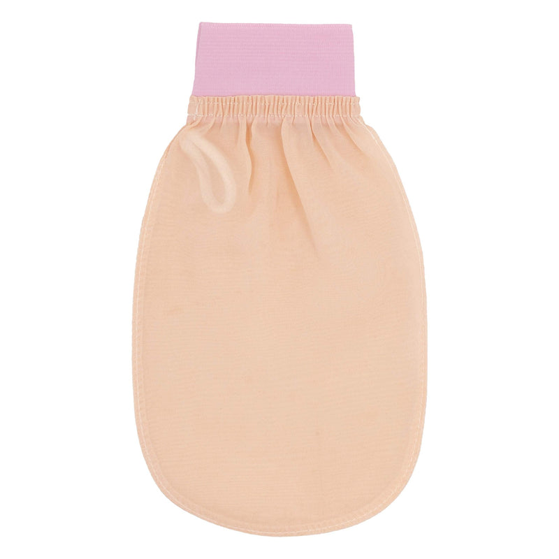 [Australia] - Feel Fine Turkish Exfoliating Glove Set - 100% Natural Plant Silk Hammam Kese for Body Exfoliation for Women & Men, Perfect for Shower, Bath & Spa (Pink & Light Pink) 