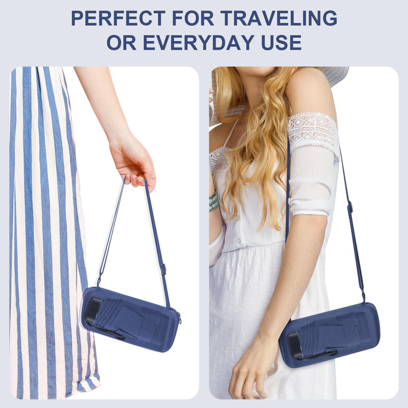 Compact Travel Umbrella with Case - Mini Umbrella for Purse, Small Lightweight &Tiny Design Perfect for Parasol Outdoor Sun&Rain Umbrellas