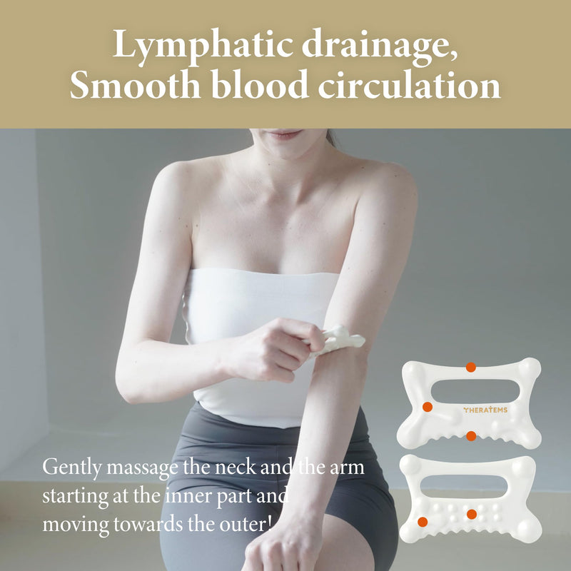 Natural Ceramic gua sha Massage Tool, face and Body guasha, Lymphatic Drainage Trigger, guasha Board, face Lift, Muscle Relief Massage Board