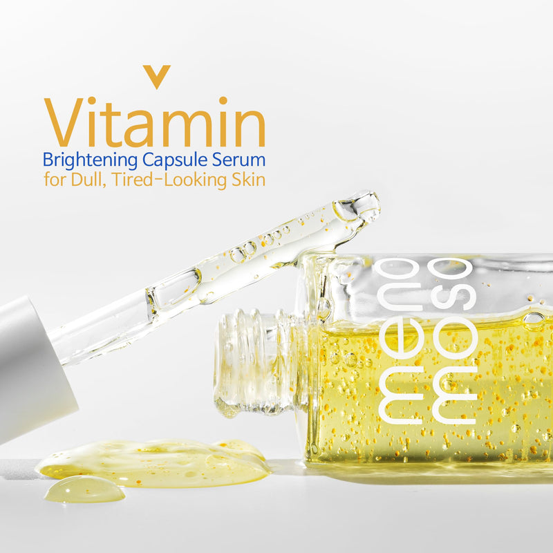 Vitamin Brightening Capsule Serum for Dull, Rough-Feeling Skin – Vitamin Capsule Radiance Serum, Lightweight Daily Korean Facial Serum