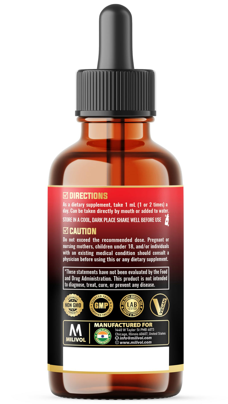 [Australia] - 8in1 Cayenne Pepper Liquid Drops with Ginger, Ceylon Cinnamon and 5 More Herbals - Digestion, Circulatory Heath Support - 2 Fl Oz for 2 Months 2 Fl Oz (Pack of 1) 