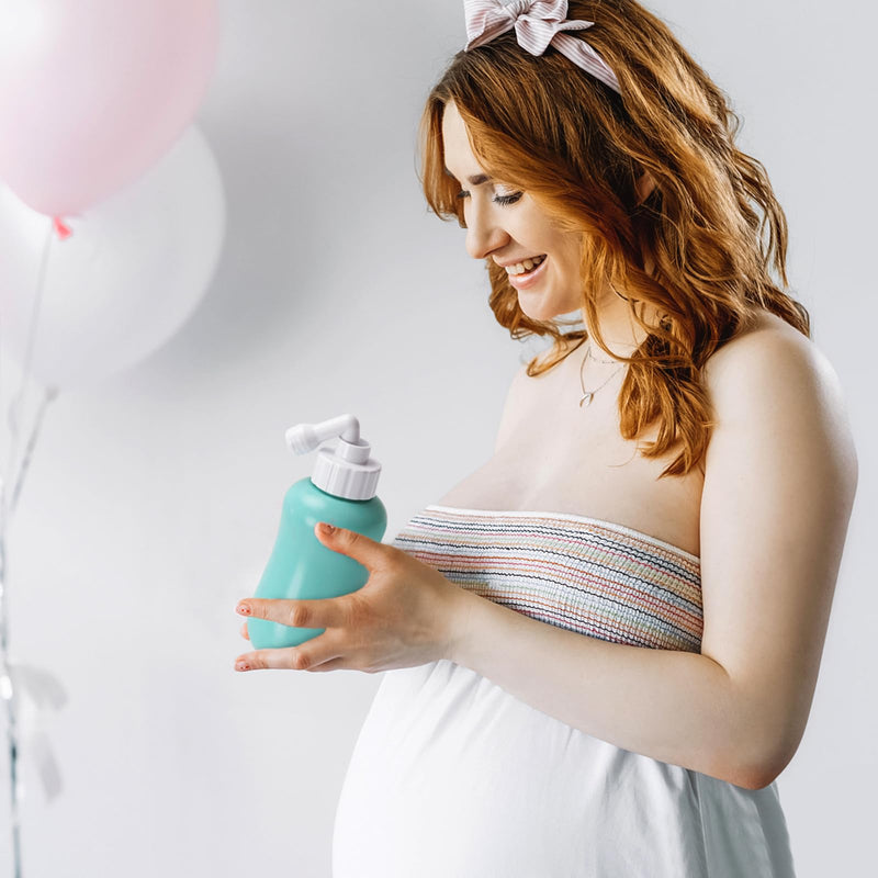 [Australia] - Peri Bottle for Postpartum Care for Perineal Recovery and Cleansing After Birth 12.7 OZ Turquoise 