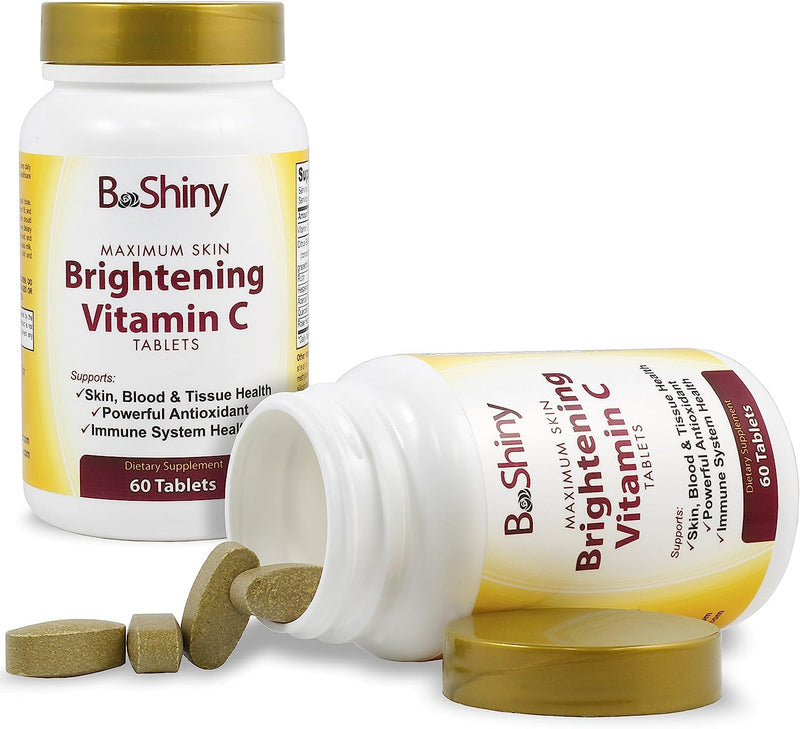 Vitamin C 1000mg Tablets with Rose Hips and Citrus Bioflavonoids, 60 Vegan Tablets, Food Supplement