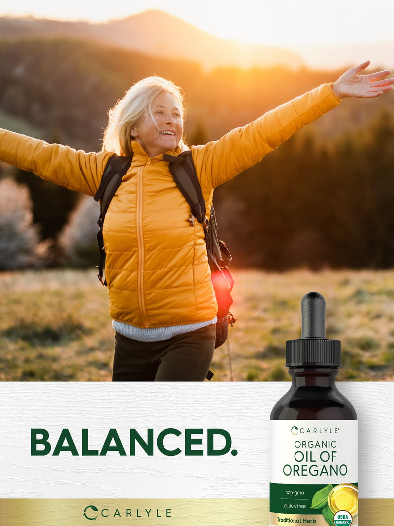 [Australia] - Carlyle Organic Oil of Oregano | 2 fl oz Liquid | Vegan | Non-GMO, Gluten Free Drops 