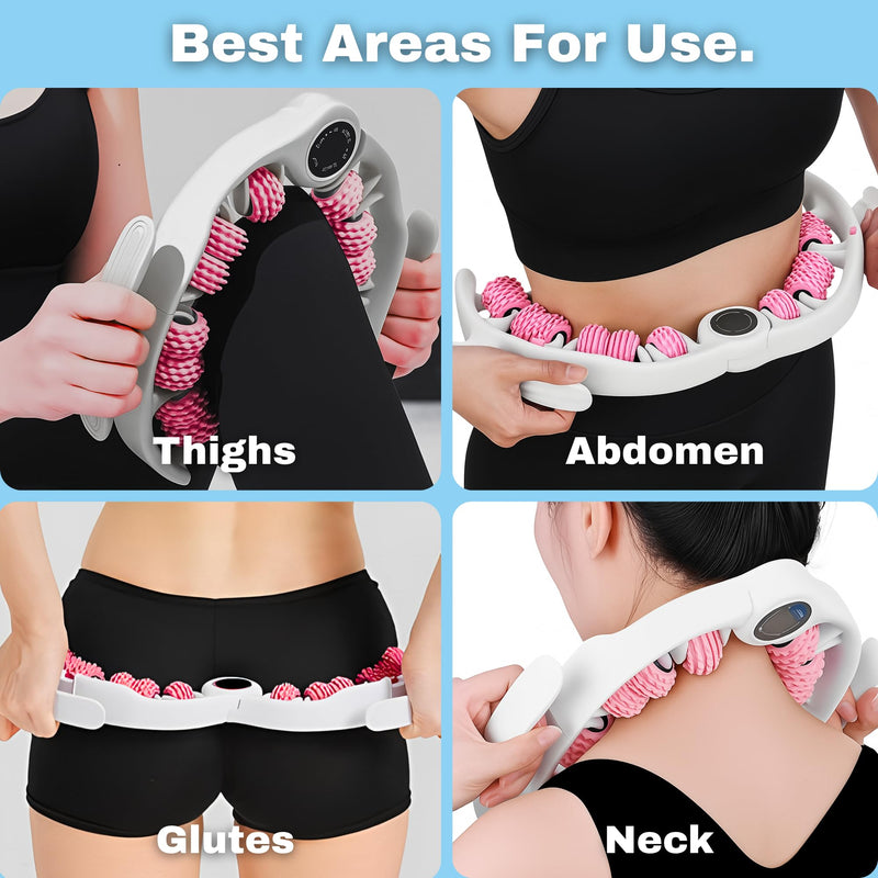 [Australia] - Anti Cellulite Roller - Lymphatic Drainage Massager, Cellulite Massage Tool, Fascia Blaster for Contoured, Tool for Sore Arms, Legs, Stomach & Buttocks 