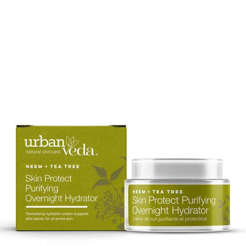 Urban Veda Moisturizer Skincare Set | Acne Moisturizer Day Cream, 1.70 Fl oz | Vitamin C Night Cream, 1.70 Fl oz| Face Moisturizer for Oily Skin| Pimple Cream with Tea Tree| Face Cream for Women & Men Day + Night Cream 1.7 Fl Oz (Pack of 2)