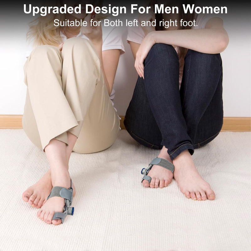 [Australia] - Bunion Corrector for Women & Men, Orthopedic Bunions Correction,Adjustable Bunion Splint Suitable for Left/Right Feet Bunion Relief (Grey) Grey 