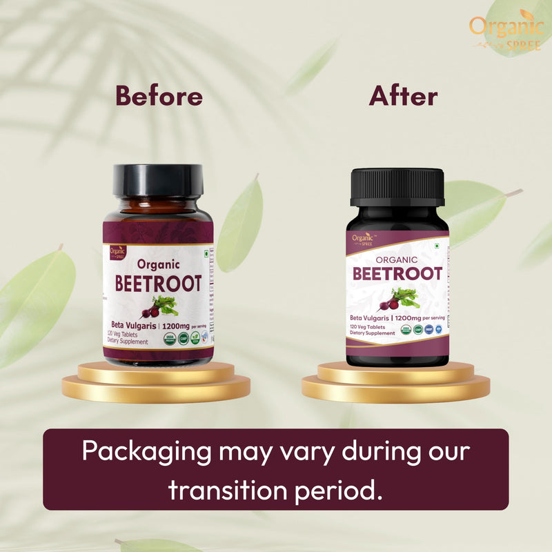 ORGANIC SPREE Beetroot 120 Tablets | Beta Vulgaris (Beetroot) | USDA Organic Certified | Organic and Natural 120tab (1) 1