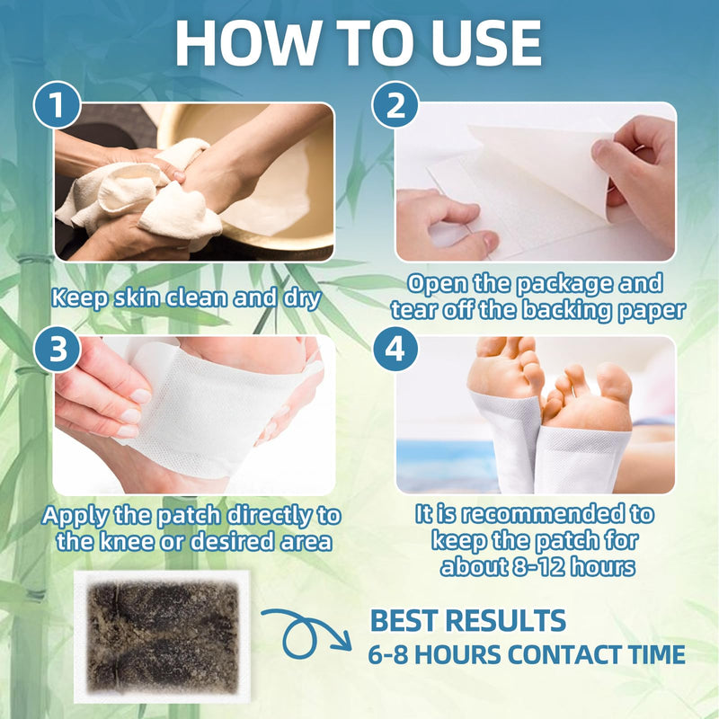 [Australia] - Foot Pads(30 PCS),Deep Cleansing Foot Pads with Premium Herbal Ingredients Patches,Supports Restful Sleep & Helps Remove Tension,Comfortable Adhesive & No Trace 