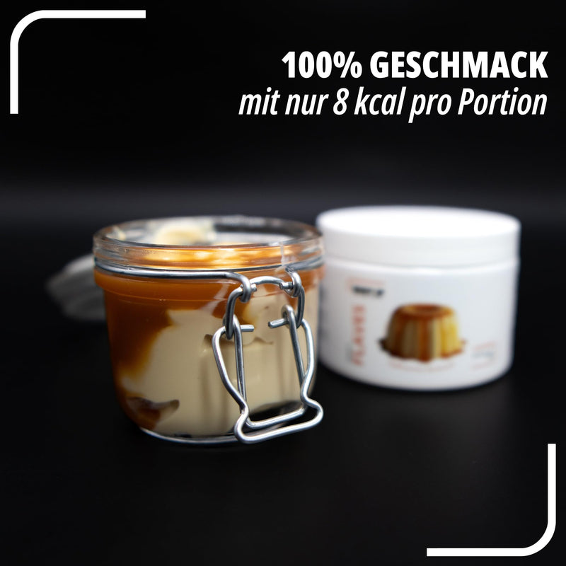 [Australia] - BODY IP Perfect Flaves flavor powder low in sugar and calories | Pudding | Flavor powder for low-fat quark and much more. with lactase & delicious pieces | Intense taste & sweetness | 150g 