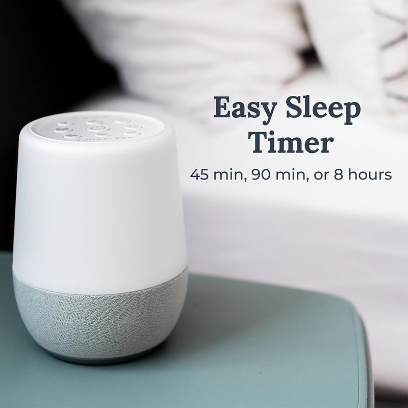 [Australia] - Yogasleep Duet White Noise Machine with Night Light & Wireless Speaker Sound Machine for Travel, Office Privacy, Sleep Therapy for Adults & Baby 