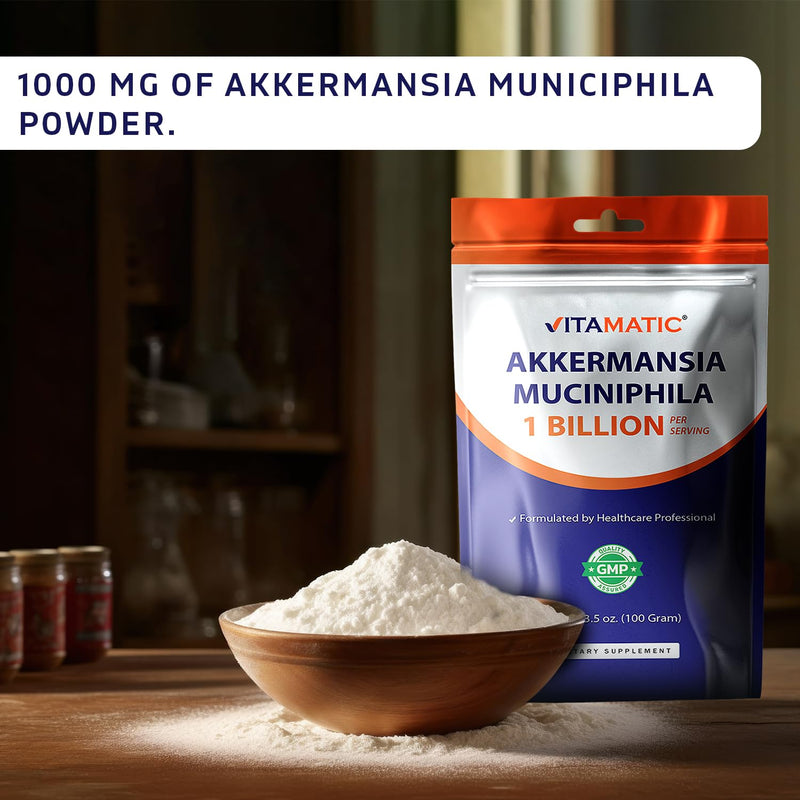 Vitamatic Akkermansia Muciniphila Gut Health - 100 Gram Powder