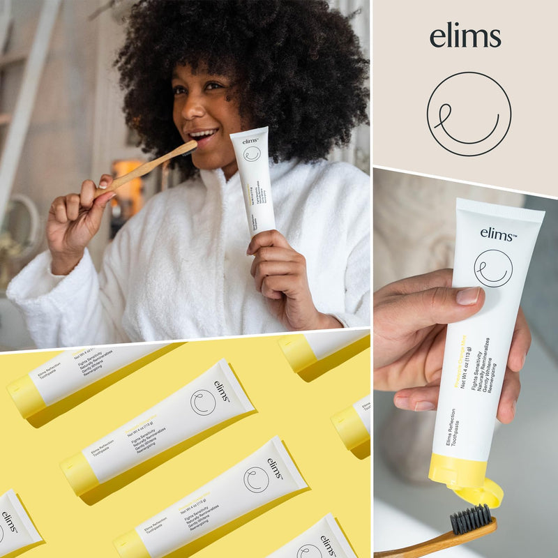 [Australia] - ELIMS Nano Hydroxyapatite Fluoride Free Toothpaste - Xylitol Remineralizing Toothpaste for Whitening Sensitive Teeth - SLS Free Orange Pineapple Mint Flavor for Adults & Kids 4oz Pineapple Orange Toothpaste 4 Fl Oz (Pack of 1) 