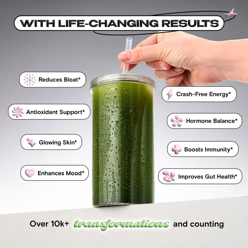 [Australia] - Kiala Nutrition Super Greens, Organic Greens Powder with Spirulina & Chlorella for Digestion, Gut Health, Immunity, Energy, Gluten Free, Vegan, Sugar Free, Spectra Blend, Tropical Splash, 30 Servings 