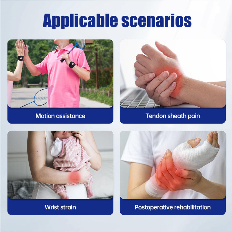TFCC Wrist Brace for Ulnar Pain Relief & Wrist Wraps – Adjustable Wrist Wraps. Wrist Support with Shock-Absorbing Silicone Pad | Universal Black Brace for TFCC Tear, Tendonitis, RSI (Sports & Recoverys) (Black)