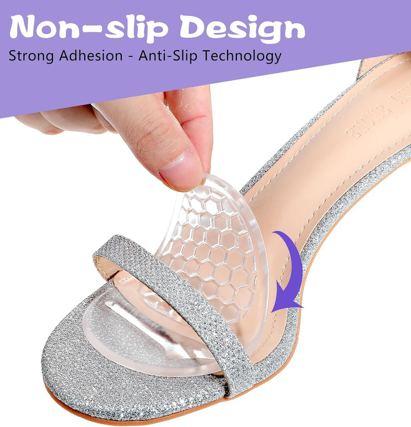 [Australia] - Bunion Pads, 3 Pairs of Forefoot Pads, Bunion Pads Forefoot, Reusable Metatarsal Pads for Women - Prevents Calluses and Reduces Pain 