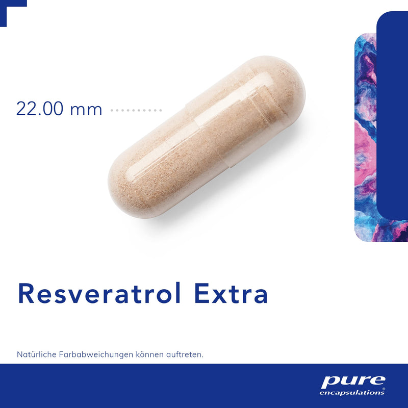 [Australia] - Pure Encapsulations - Resveratrol Extra - Natural resveratrol with polyphenols from grape seed extract - 60 vegan capsules 