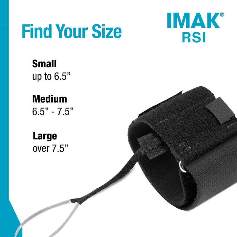 [Australia] - Brownmed - IMAK RSI WrisTimer - Wrist Brace for Carpal Tunnel, Arthritis & Tendonitis - Comfortable Wrist Support for Working, Gaming & More - Offers Gentle Wrist Compression for Men & Women - Small 